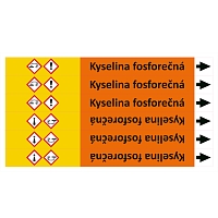 Značení potrubí ISO 20560, kyselina fosforečná